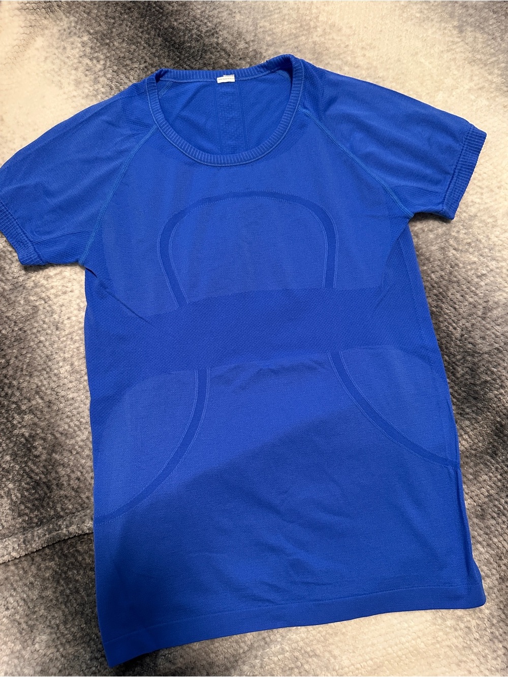 lululemon athletica Royal Blue Short Sleeve Active Tee